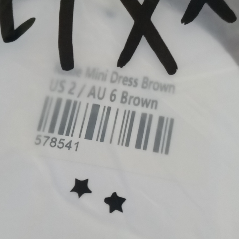 #18❤️ BRAND NEW WITH TAGS PRINCESS POLLY ROXIE DRESS IN BROWN - Picture 6 of 7